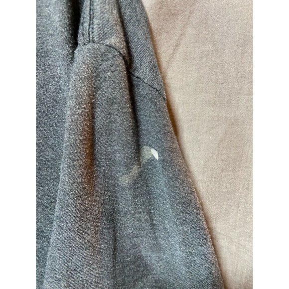 DC Shirt Adult Large Gray Spell Out Logo Pullover Short Sleeve Tee Mens‎ - Picture 5 of 10